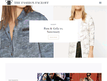 Tablet Screenshot of faceofffashion.com